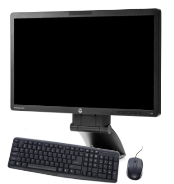 Picture of Computer Monitor Bundle - 22" Monitor with Wired USB Mouse and  Wired USB Keyboard